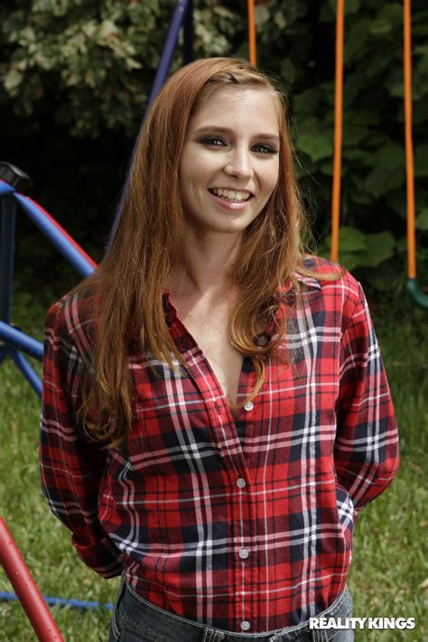 Ava Parker Pornstar Redhead Hair American Women Outdoors Grass