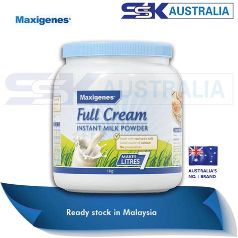 Maxigenes Full Cream Instant Milk Powder 1kg Shopee Malaysia