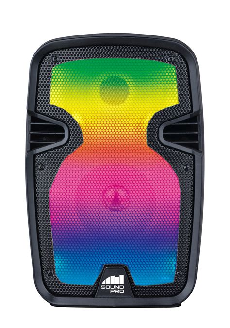 Portable 8″ Bluetooth Blaze Party Speaker With Full Glow Disco Light