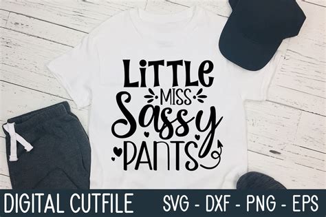 Little Miss Sassy Pants Svg Graphic By Craftingstudio · Creative Fabrica