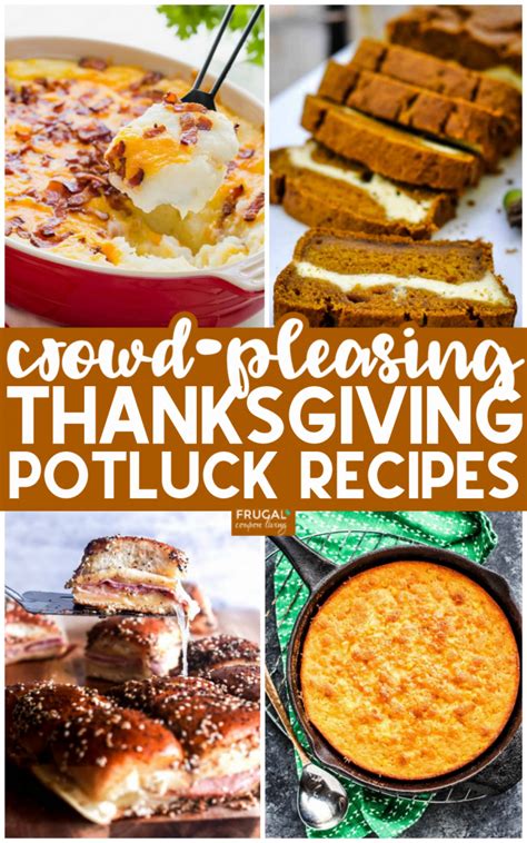 Thanksgiving Potluck Recipes And Ideas Entrees Side Dishes And Desserts
