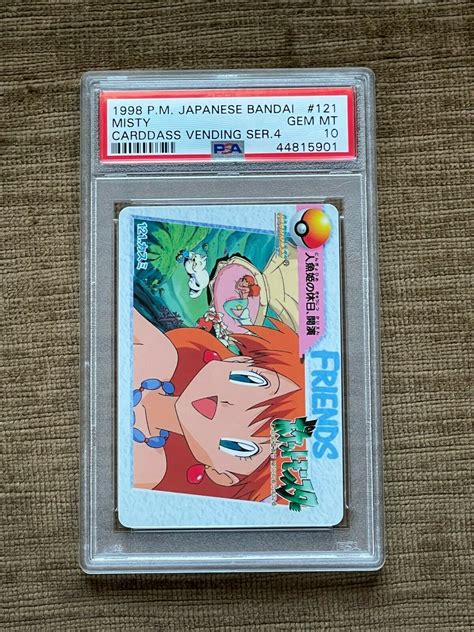 Mavin Misty Psa 10 Pokemon Japanese Bandai Carddass Anime Collection 1998