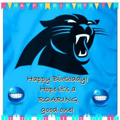Panther Bday Happy Happy Birthday Carolina Panthers