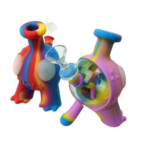 Silicone 55 Inch Gid 3 Legged Monster Water Pipe