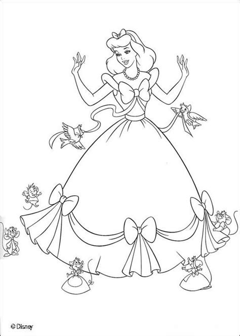 Princesas Disney Más Dibujos Para Colorear De La Cenicienta