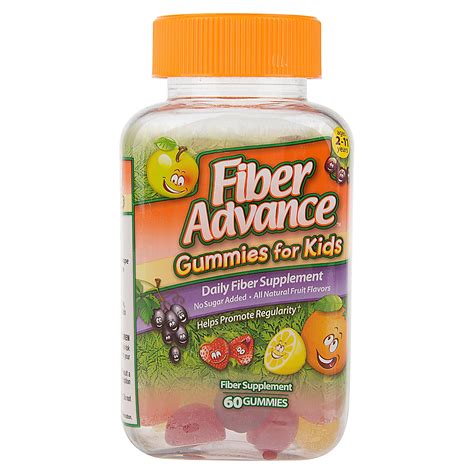 Fiberadvance Gummies For Kids Digestive Fiber Supplement Gummies 60