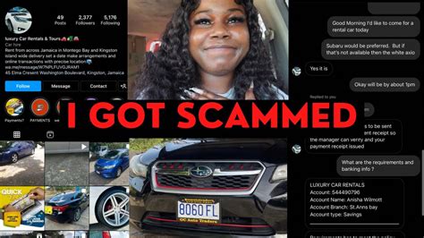 i got scammed in jamaica car rental scam kenique unique youtube