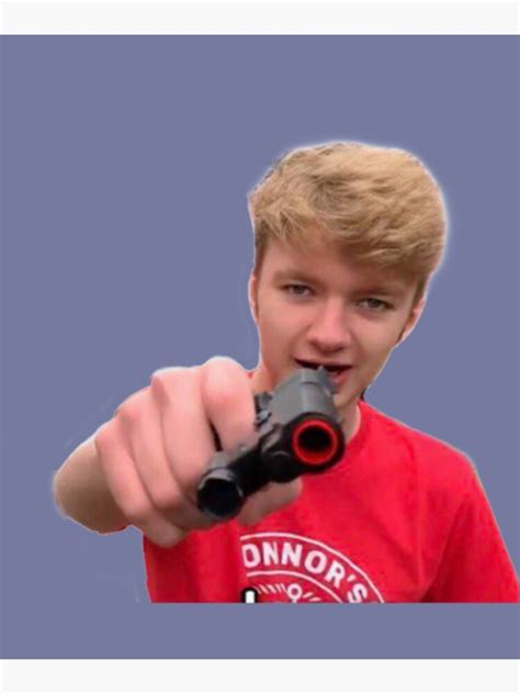 Tommyinnit Vlog Gun Meme Poster For Sale By Tailoredvectors Redbubble
