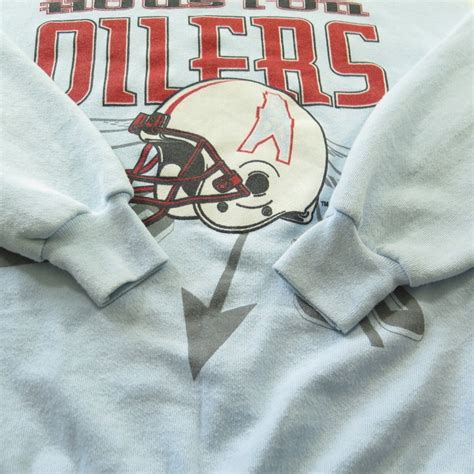 Vintage 80s Houston Oilers Sweatshirt Mens Xl Football Nfl 5050