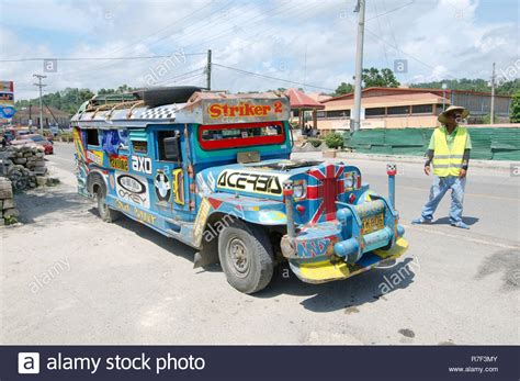 Jeepney Bus Bohol Philippines Stock Photo Alamy