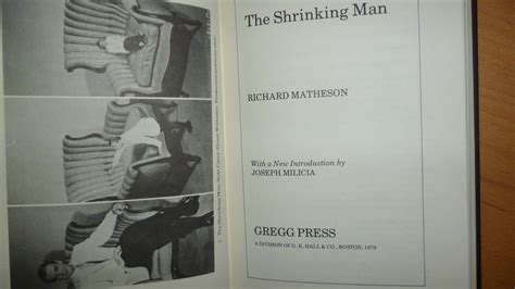 The Shrinking Man By Matheson Richard Near Fine Hardcover 1979 1st