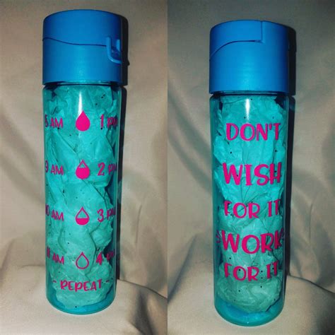 Motivational Water Bottle By Glitznglambyday On Etsy Motivational