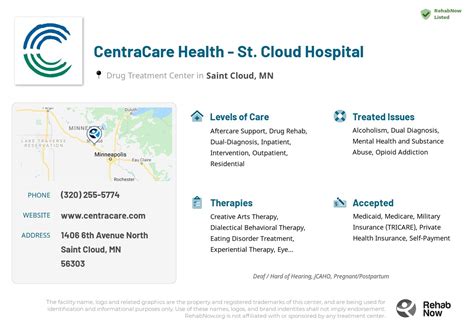 Centracare Health St Cloud Hospital • Saint Cloud Mn • Rehabnow