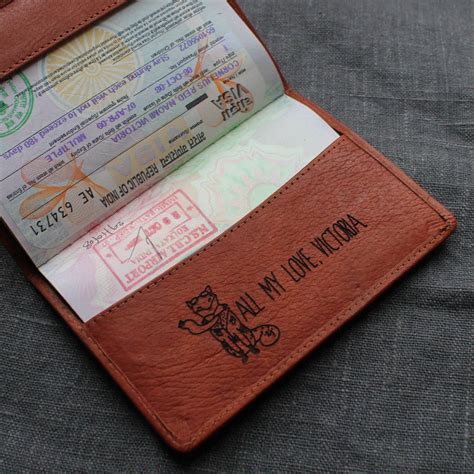 Foiled Personalised Leather Passport Cover By Nv London Calcutta