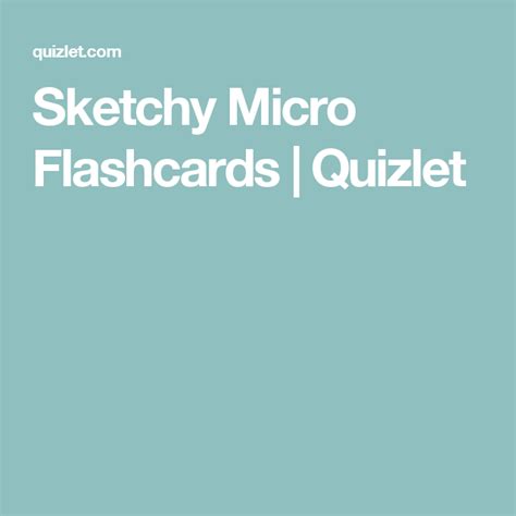 Sketchy Micro Flashcards Table Of Contents Templateper