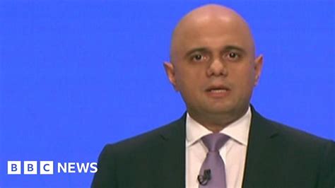 Conservative Conference Sajid Javid On Drug Policy Bbc News