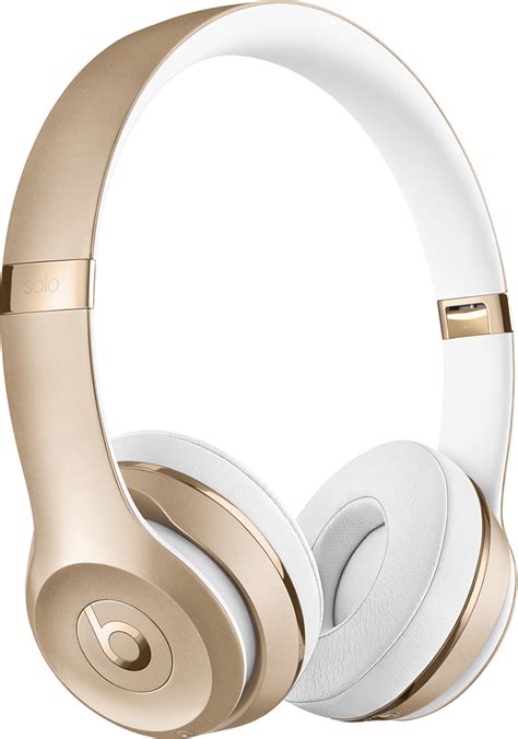 Best Buy Beats By Dr Dre Beats Solo³ Wireless Headphones Gold Mner2lla