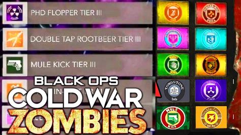 Cold War Zombies ALL DLC PERK REMAKES Revealed Black Ops Cold War DLC Perks Leaked Info