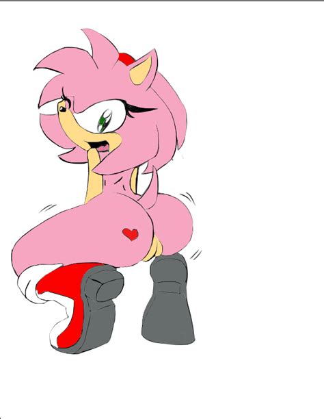 Rule 34 1girl Amy Rose Angelbreed Anthro Ass Ass Shake