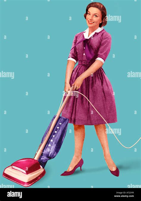 1950s Woman Cleaning Hi Res Stock Photography And Images Alamy