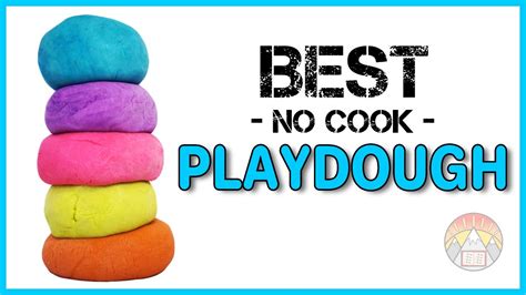 The Best No Cook Soft Easy Playdough Recipe Youtube