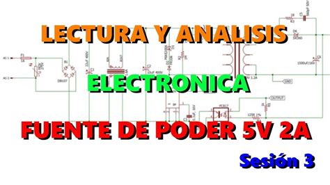 ELECTRONICA FUENTE DE PODER 5V 2A Lectura Y Analisis De Diagrama
