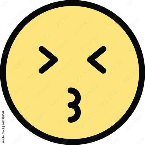 kissing emoji icon outline kissing emoji vector icon for web design the best porn website