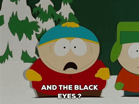 South Park Eric Cartman Scared Black Eye 