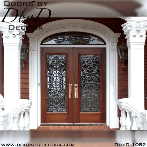 Custom Estate Colonial Leaded Glass Entry Wood Door Doors By Decora
