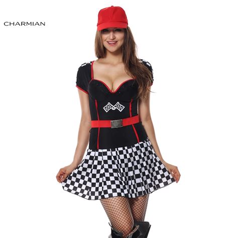 Buy Charmian Sexy Uniforms Race Car Driver Halloween Costume For Women Sexy