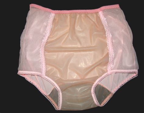 custom pink sanitary nylon lace granny latex gusset panties 7 8 front panelのebay公認海外通販｜セカイモン