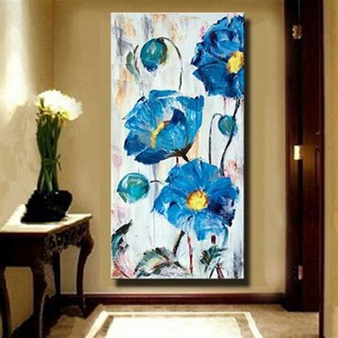 Maybe you would like to learn more about one of these? Hand Painted Abstract Flower Oil Painting For Corridor ...
