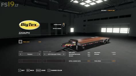 Big Tex 22gnph V 10 Fs19 Mods Farming Simulator 19 Mods