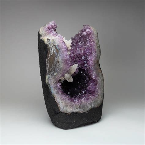 Genuine Amethyst Cluster Geode Calcite Astro Gallery Touch Of Modern