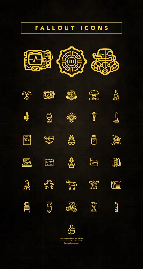 Fallout Icons Behance