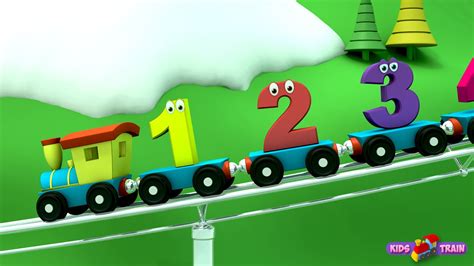 Numbers Song For Children Learn To Count With Numbers Train Kids