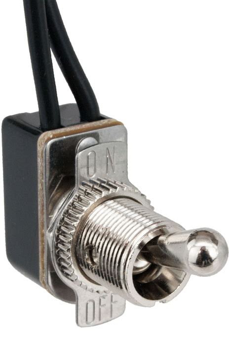 Canadian electrical code (ce code). SPST Toggle Switch with Two 6 inch Wire Leads ON/OFF | 765073 | ElecDirect