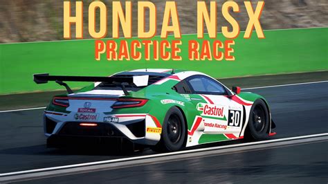 Honda NSX Practice Race On Barcelona Assetto Corsa Competizione YouTube