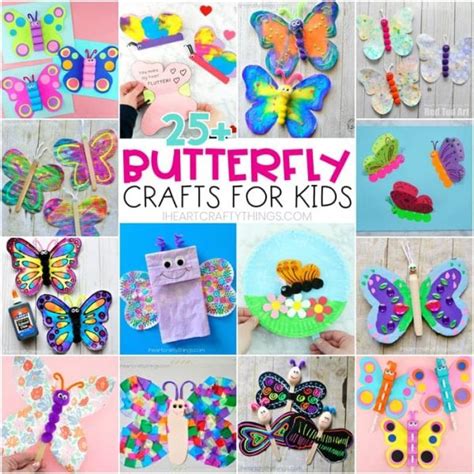 25 Colorful Butterfly Crafts For Kids I Heart Crafty Things