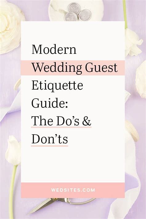 The Modern Wedding Guest Etiquette Guide For The Dos And Donts
