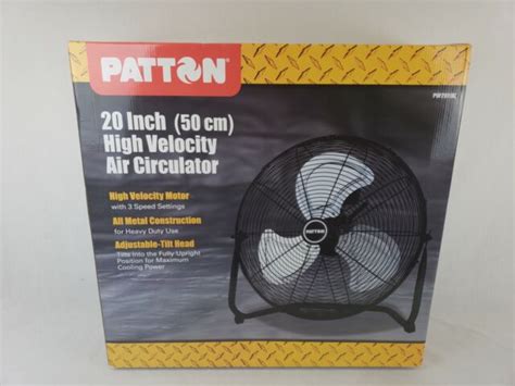 Patton 20 Inch High Velocity Fan Puf2010c New In Box Eb 1756 Ebay