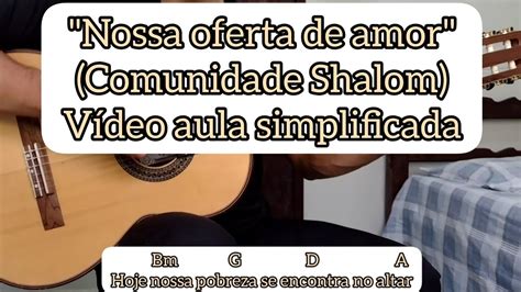 Nossa Oferta De Amor Cifra