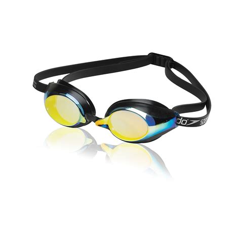 Speedo Speed Socket Mirrored Swim Swimming Anti Fog Racing Goggles