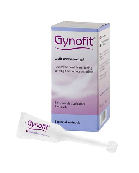Gynofit® Gel Genital Com Ácido Lático Para Vaginose Bacteriana 6 Aplicadores Apotekos