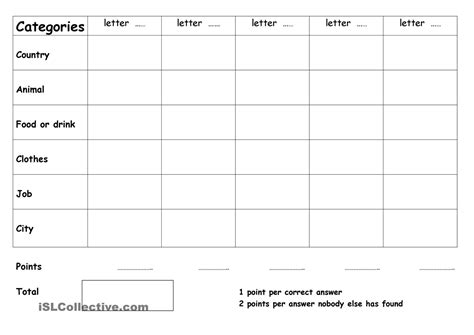 Categories Game The Category Game Stop The Bus Games Stop Bus