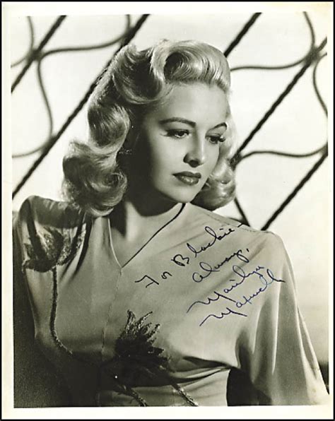 Marilyn Maxwell Autographed Inscribed Photograph Historyforsale Item 271522