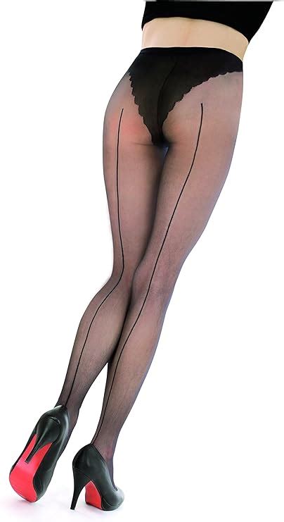 yenita women s tights with back seam footed pantyhose pack of 3 at amazon women s clothing store