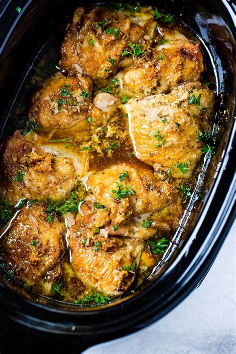 Easy Slow Cooker Chicken Thigh Recipes Best Design Idea