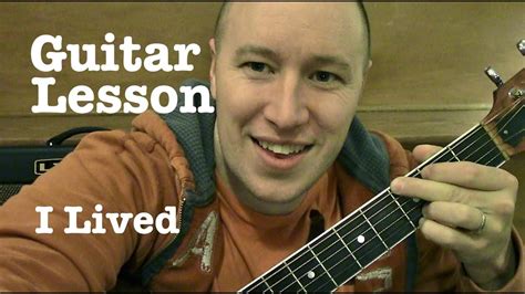 I Lived Guitar Lesson Tabs Onerepublic Youtube