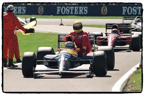 Ayrton Senna And Nigel Mansell Photograph By Paul Velasco